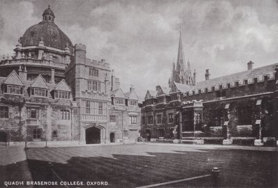 Quadrangle Brasenose College, Oxford av English Photographer