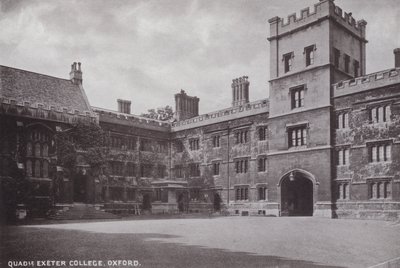 Quadrangle Exeter College, Oxford av English Photographer