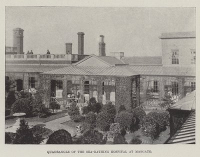 Fyrkant av Sea-Bathing Hospital i Margate av English Photographer