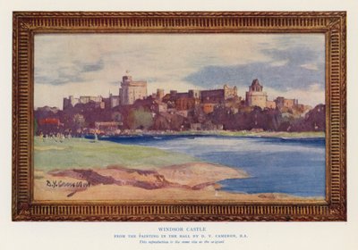 Drottning Marys dockhus: Windsor Castle (foto i färg) av English Photographer
