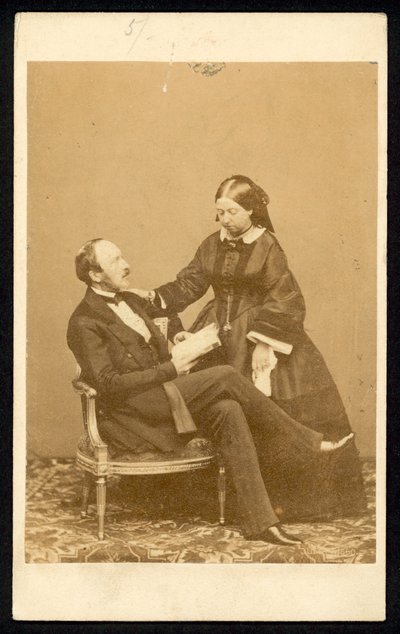 Drottning Victoria och Prins Albert av English Photographer