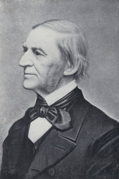 Ralph Waldo Emerson (s/v foto) av English Photographer