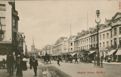 Regent Street, London, norr av English Photographer