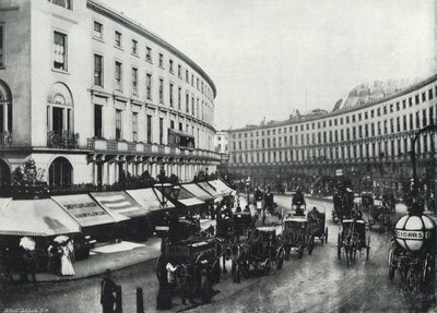 Regent Street, the Quadrant (s/v foto) av English Photographer