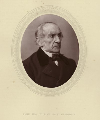 Höger Hon. William Ewart Gladstone av English Photographer