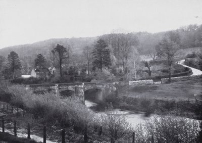 River Avon, Limpley Stoke (s/v foto) av English Photographer