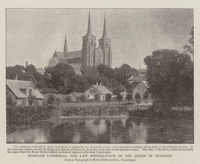 Roskilde katedral, den sista viloplatsen för drottningen av Danmark av English Photographer
