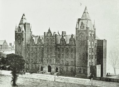 Royal College of Music: exteriör, 1894 av English Photographer