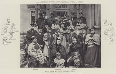 Royal Group på Palais Edinburgh, Coburg av English Photographer