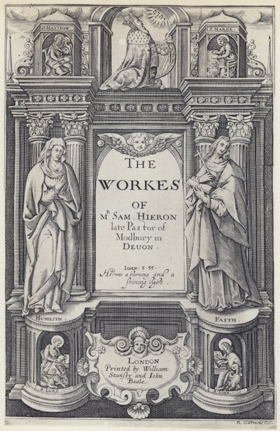 S Hieron, The Workes, W Stansby och J Beale, c 1614 (s/v foto) av English Photographer