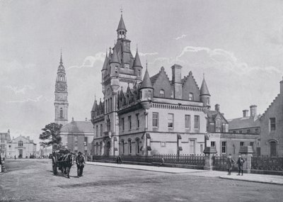 Skottland: Greenock, Court House (s/v foto) av English Photographer