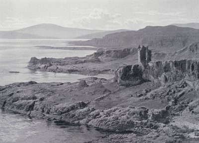 Skottland: Gylen Castle, ön Kerrera (s/v foto) av English Photographer