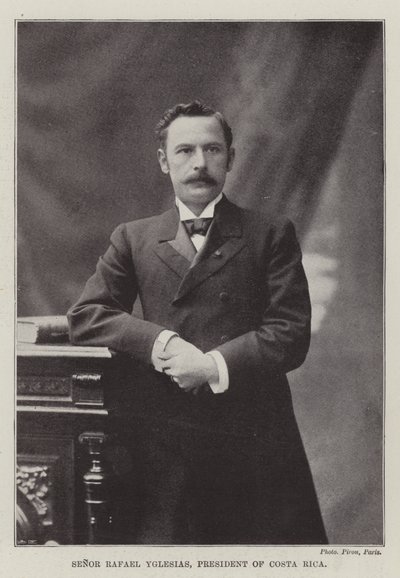 Senor Rafael Yglesias, Costa Ricas president av English Photographer
