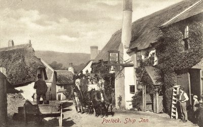 Ship Inn, Porlock (s/v foto) av English Photographer