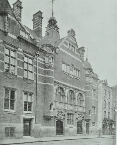 Shoreditch Public Baths: exteriör, 1898 av English Photographer