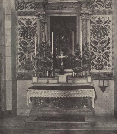 Sidoaltare, latinska kyrkan, Nasaret, ska stå över platsen för Josefs hem, där Jesus växte upp av English Photographer
