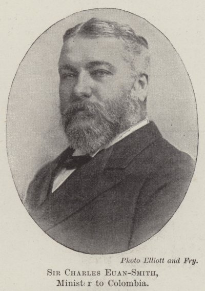 Sir Charles Euan-Smith, minister i Colombia av English Photographer