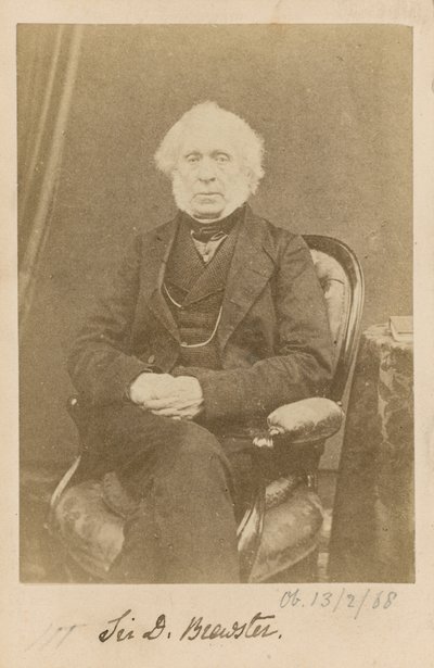 Sir D Brewster av English Photographer