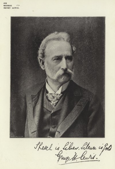 Sir George Henry Lewis av English Photographer