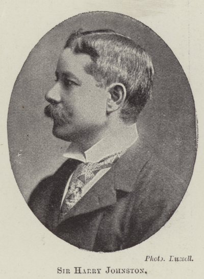 Sir Harry Johnston av English Photographer
