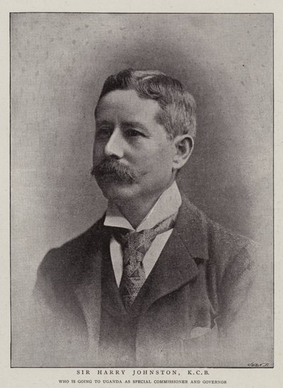 Sir Harry Johnston, KCB av English Photographer