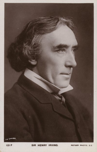 Sir Henry Irving, engelsk skådespelare av English Photographer