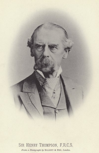 Sir Henry Thompson, FRCS (foto i svartvitt) av English Photographer