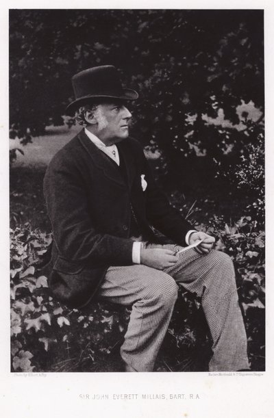 Sir John Everett Millais, engelsk konstnär av English Photographer