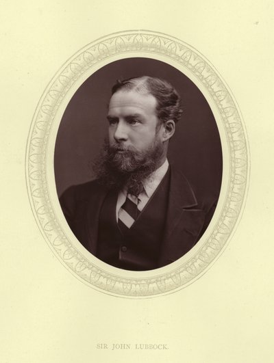 Sir John Lubbock av English Photographer