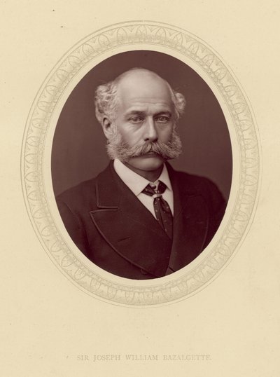 Sir Joseph William Bazalgette av English Photographer