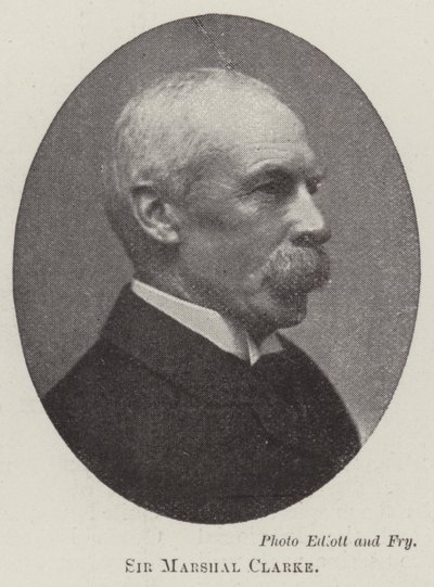 Sir marskalk Clarke av English Photographer
