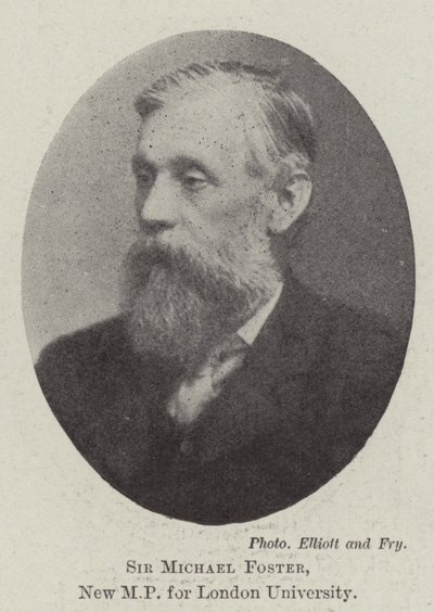 Sir Michael Foster, ny MP för London University av English Photographer