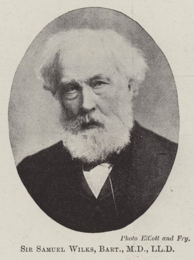Sir Samuel Wilks, Baronet, MD, LLD av English Photographer