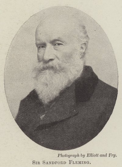 Sir Sandford Fleming av English Photographer