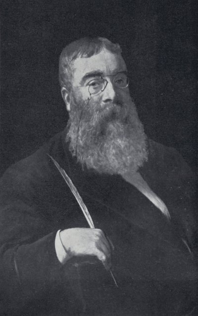 Sir Walter Besant (s/v foto) av English Photographer