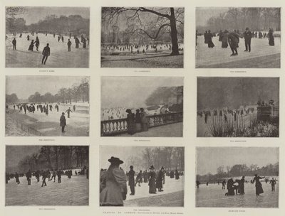 Skridskoåkning i London av English Photographer