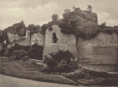 Skenfrith Castle (svartvitt foto) av English Photographer