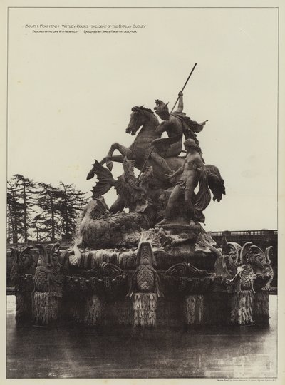 South Fountain Witley Court, The Seat of the Earl of Dudley (s/v foto) av English Photographer