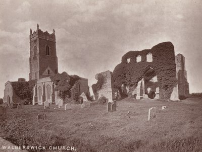 Southwold: Walberswick Church (s/v foto) av English Photographer