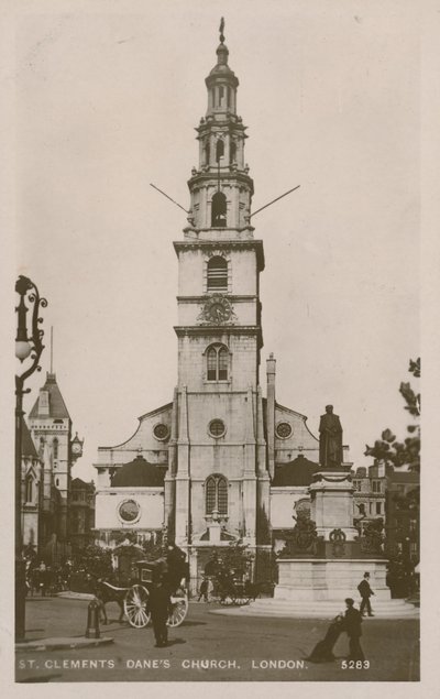 St Clements Danes Church, London av English Photographer