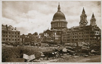 St Pauls Cathedral, London, från Paternoster Row av English Photographer