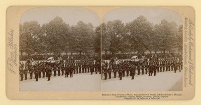 Stereografiskt tryck av Queen Victorias Diamond Jubilee av English Photographer
