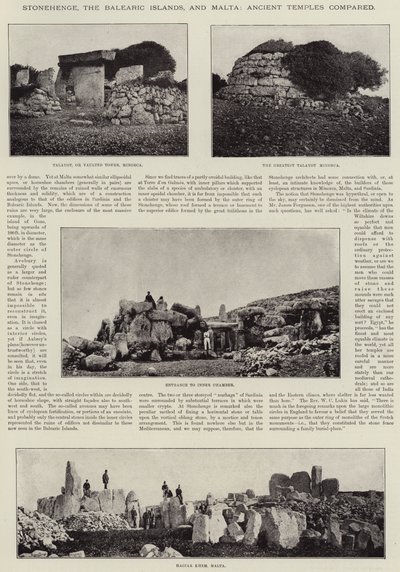 Stonehenge, Balearerna och Malta, antika tempel jämfört av English Photographer