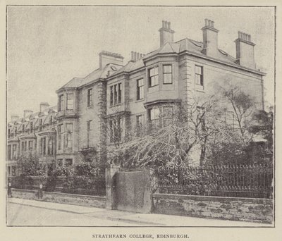 Strathearn College, Edinburgh (gravyr) av English Photographer