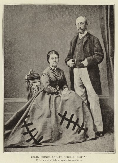 T R H Prins och Prinsessan Christian av English Photographer