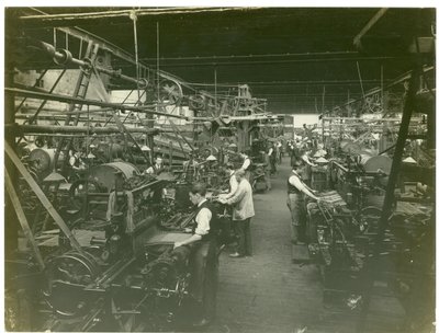 Gobelängvävning, Hughes fabrik nr 2 av English Photographer