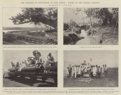 The Advance of Civilization in East Africa, Scenes on the Uganda Railway av English Photographer
