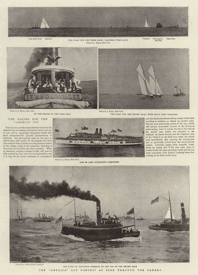 America Cup-tävlingen sett genom kameran av English Photographer