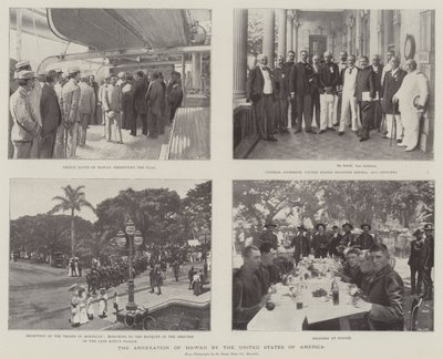 Annexeringen av Hawaii av Amerikas förenta stater av English Photographer