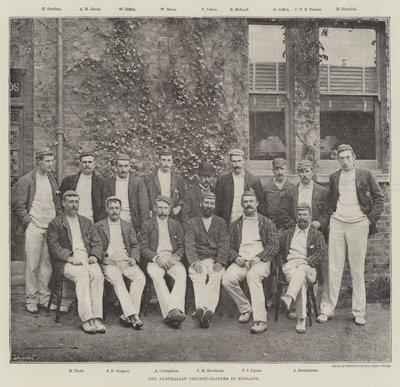 De australiska cricketspelarna i England av English Photographer